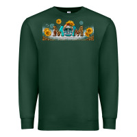 Sports Green american football mom libbey glass Premium Sweatshirt - BundleAndBundleShop