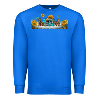 True Royal american football mom libbey glass Premium Sweatshirt - BundleAndBundleShop