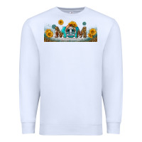 White american football mom libbey glass Premium Sweatshirt - BundleAndBundleShop