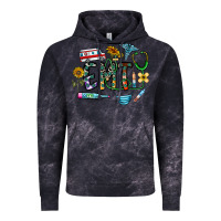 Cloud Black emt Vintage Hoodie - CowhideDigitalArt