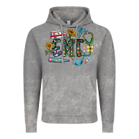 Cloud Rock emt Vintage Hoodie - CowhideDigitalArt