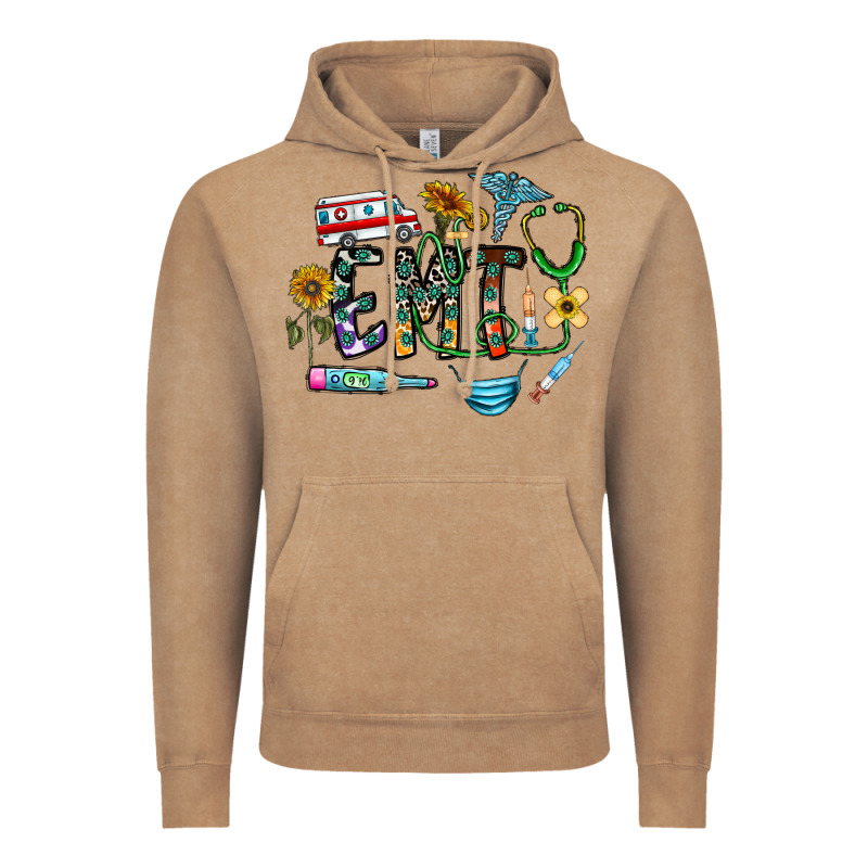 Emt Vintage Hoodie by CowhideDigitalArt | Teevron