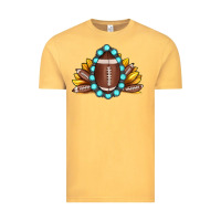 Vintage Mustard football gemstone sunflower Vintage Tee - JahusDesignShop