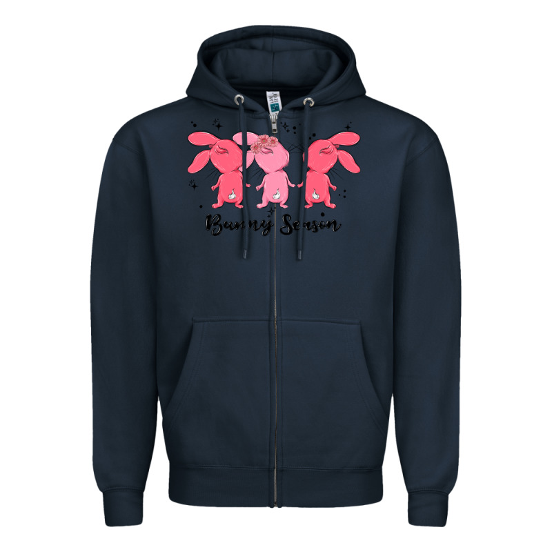 Easter Bunny Zipper Hoodie by MaliasSmallBusiness | Teevron