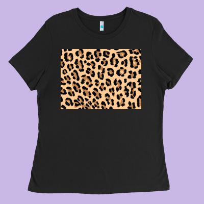 Leopard Background 3200x2400 Ladies Tee Designed By Adodesignshop
