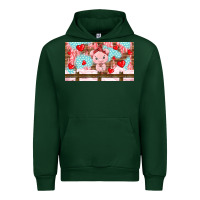 Forest Green cute pig Urban Hoodie - TumblerDesignByShophia