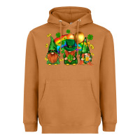 Meerkat st. patricks  gnomies with rainbow Heavyweight Hoodie - BundleAndBundleShop