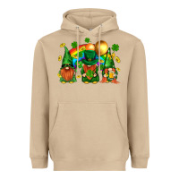Mushroom st. patricks  gnomies with rainbow Heavyweight Hoodie - BundleAndBundleShop