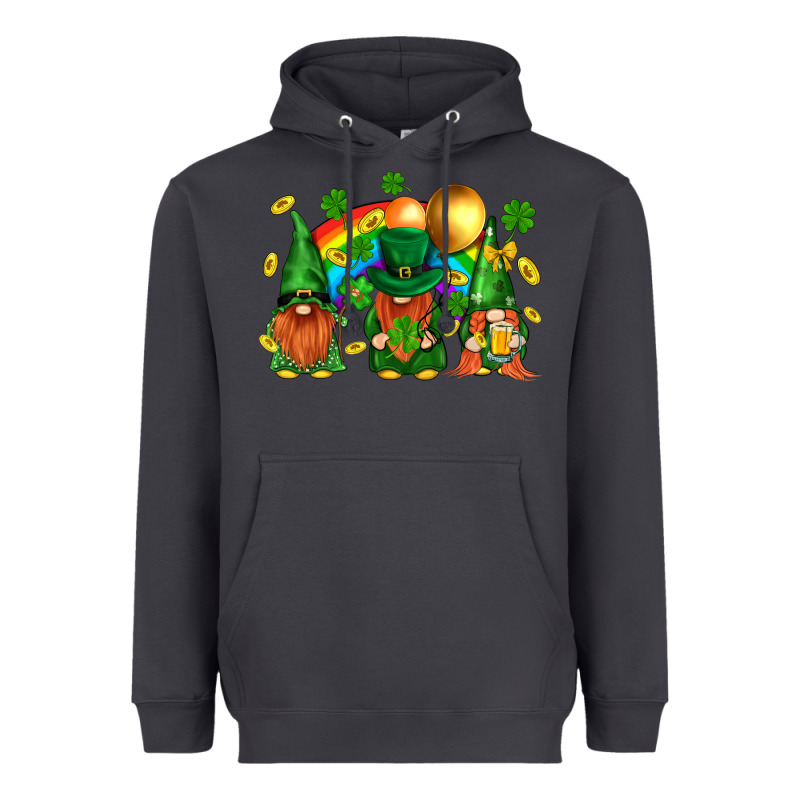 St. Patricks  Gnomies With Rainbow Heavyweight Hoodie by BundleAndBundleShop | Teevron