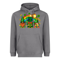 Storm st. patricks  gnomies with rainbow Heavyweight Hoodie - BundleAndBundleShop