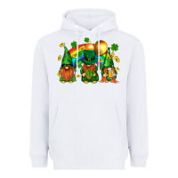 White st. patricks  gnomies with rainbow Heavyweight Hoodie - BundleAndBundleShop