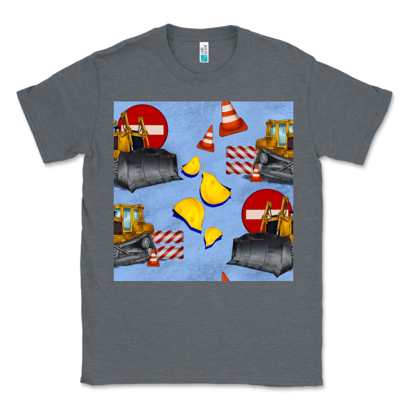 Bulldozer Seamles Pattern Classic Tee by BundleAndBundleShop | Teevron
