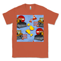 Copper bulldozer seamles pattern Classic Tee - BundleAndBundleShop