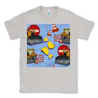 Moon Dust bulldozer seamles pattern Classic Tee - BundleAndBundleShop