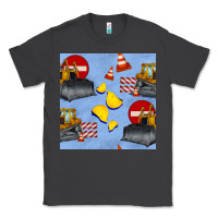 Smoke bulldozer seamles pattern Classic Tee - BundleAndBundleShop
