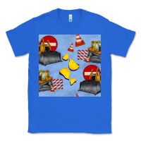 True Royal bulldozer seamles pattern Classic Tee - BundleAndBundleShop