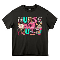Asphalt nurse on duty Heavy Core Tee - RanaPortraitStore