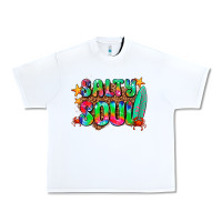 White salty soul Urban Heavy Tee - AdoDesignShop