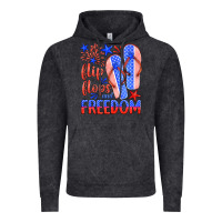 Vintage Black flip flops and freedom Vintage Hoodie - HRA Design Shop
