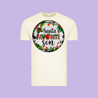 Christmas  Cookie And Light Santas Favorite   Son Vintage Tee Designed By Adodesignshop