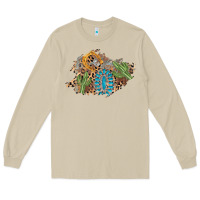 Mushroom horseshoe leopard gemstone cactus patch Long Sleeve Tee - AdoDesignShop