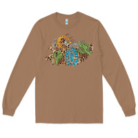 Toasted Coconut horseshoe leopard gemstone cactus patch Long Sleeve Tee - AdoDesignShop