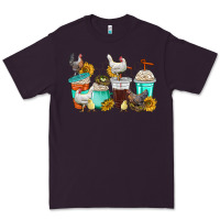 Plum chicken coffee cups Premium Tee - texasbilliewilder