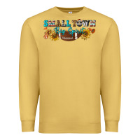 Antique Gold small town big spirit Premium Sweatshirt - BundleAndBundleShop