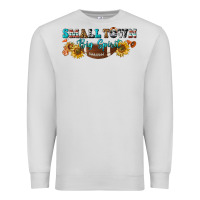 Dove Grey small town big spirit Premium Sweatshirt - BundleAndBundleShop