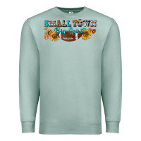 Seafoam small town big spirit Premium Sweatshirt - BundleAndBundleShop