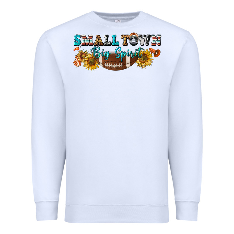 Small Town Big Spirit Premium Sweatshirt by BundleAndBundleShop | Teevron