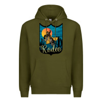 Army Green Rodeo Name Tag Premium Hoodie - Bettercallsaul