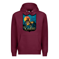 Burgundy Rodeo Name Tag Premium Hoodie - Bettercallsaul