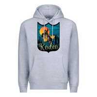 Heather Grey Rodeo Name Tag Premium Hoodie - Bettercallsaul
