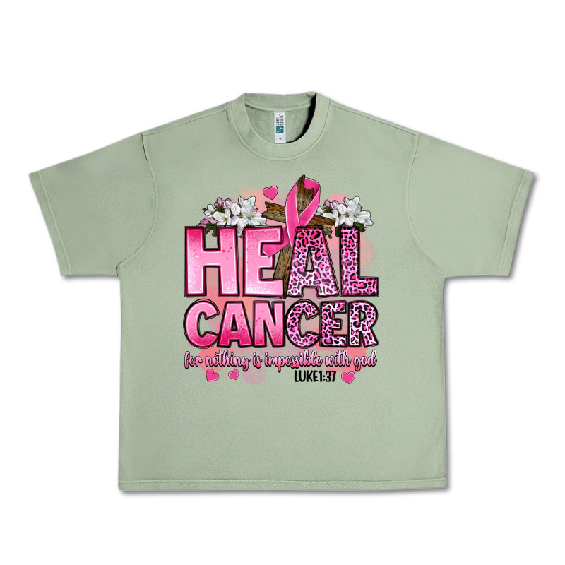 Heal Cancer For Nothing Is Impossible With God Luk Urban Heavy Tee by Artiststas | Teevron