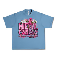 Pebble Blue heal cancer for nothing is impossible with god luk Urban Heavy Tee - Artiststas