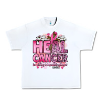 White heal cancer for nothing is impossible with god luk Urban Heavy Tee - Artiststas