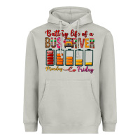 Moon Dust Battery Life Of A Bus Driver Heavyweight Hoodie - BundleAndBundleShop
