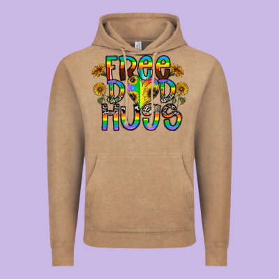 Free Dad Hugs Vintage Hoodie Designed By Cowhidedigitalart