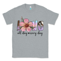 Heather Grey love all day every day Classic Tee - Artiststas