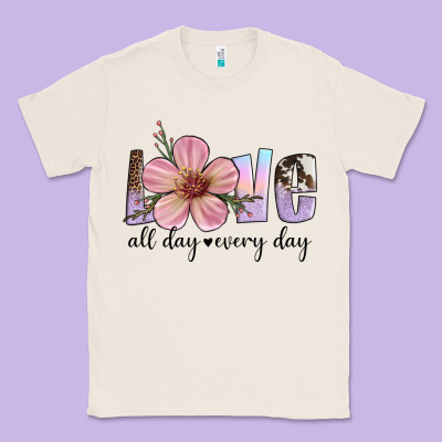 Love All Day Every Day Classic Tee Designed By Artiststas