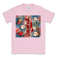 Bubblegum Pink baseball Classic Tee - AdoDesignShop