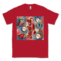 Red baseball Classic Tee - AdoDesignShop