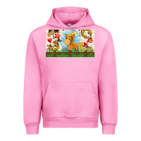 Fuchsia Pink cute horse Urban Hoodie - TumblerDesignByShophia