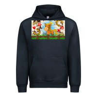 Navy cute horse Urban Hoodie - TumblerDesignByShophia