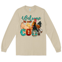 Mushroom welcome to our coop Long Sleeve Tee - Artiststas