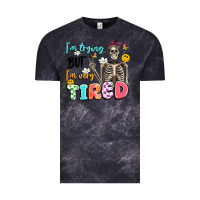 Cloud Black im trying but im very tired Vintage Tee - Artiststas