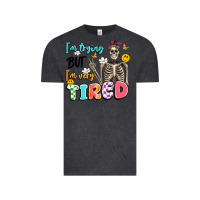 Vintage Black im trying but im very tired Vintage Tee - Artiststas