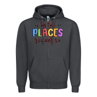 Smoke oh the places you will go Zipper Hoodie - MaliasSmallBusiness