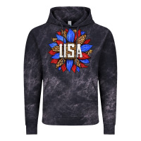 Cloud Black american sunflower Vintage Hoodie - HRA Design Shop
